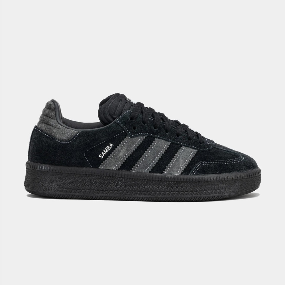 Adidas Samba XLG Core Black and Gray Sneakers